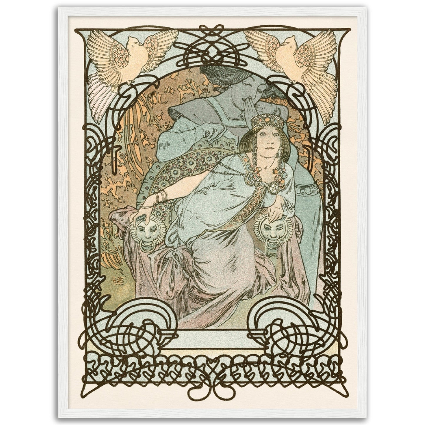 Ilsee, Princesse de Tripoli (1897) by Alphonse Mucha - Print Material - Master's Gaze