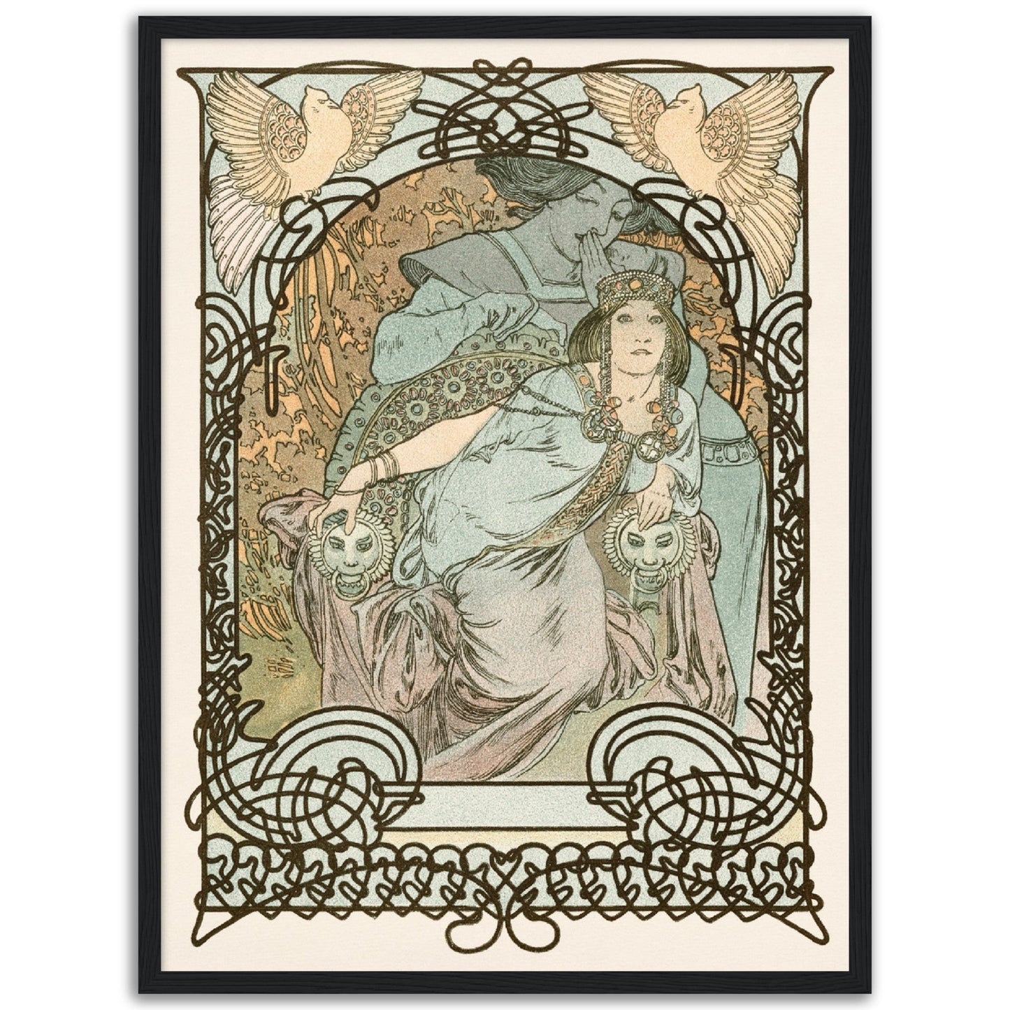 Ilsee, Princesse de Tripoli (1897) by Alphonse Mucha - Print Material - Master's Gaze