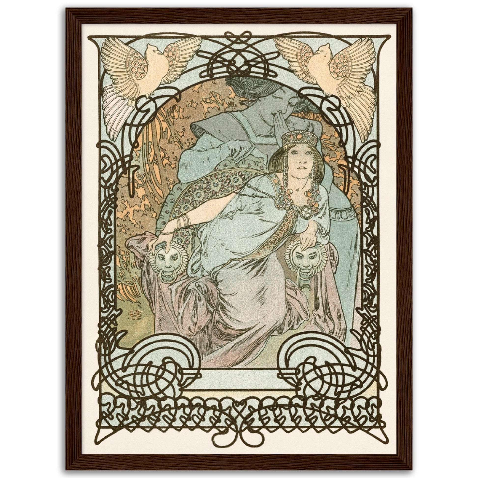 Ilsee, Princesse de Tripoli (1897) by Alphonse Mucha - Print Material - Master's Gaze