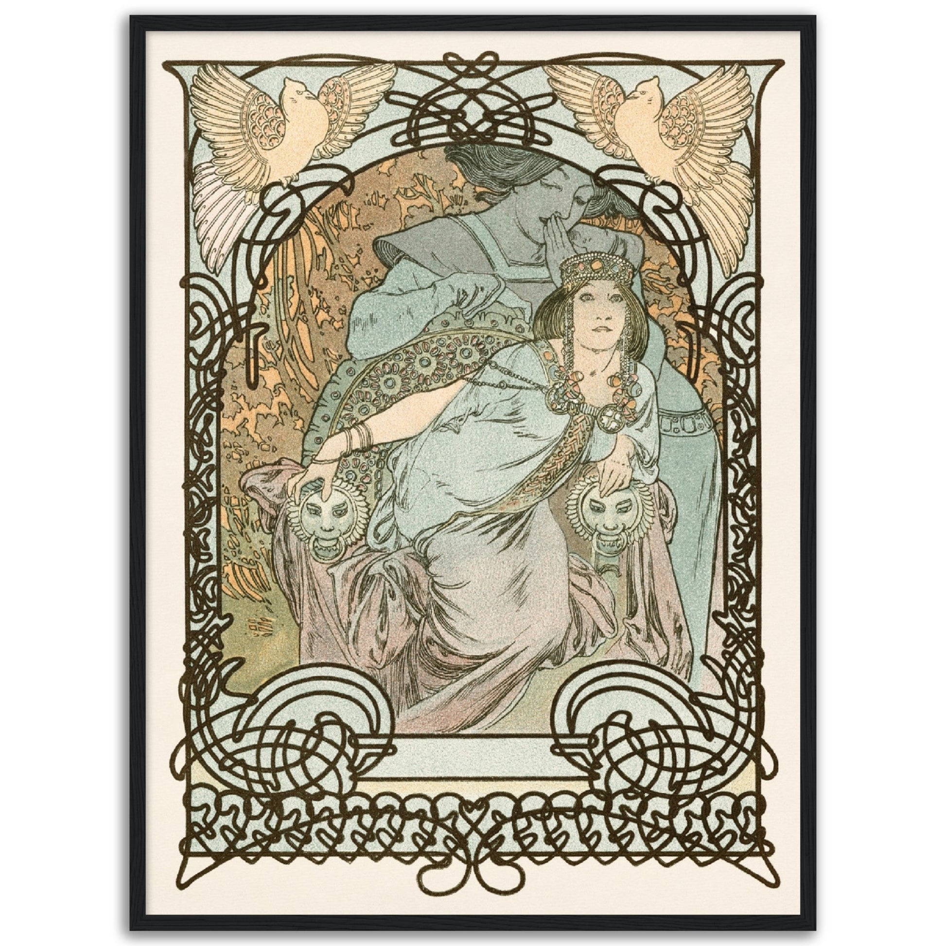 Ilsee, Princesse de Tripoli (1897) by Alphonse Mucha - Print Material - Master's Gaze