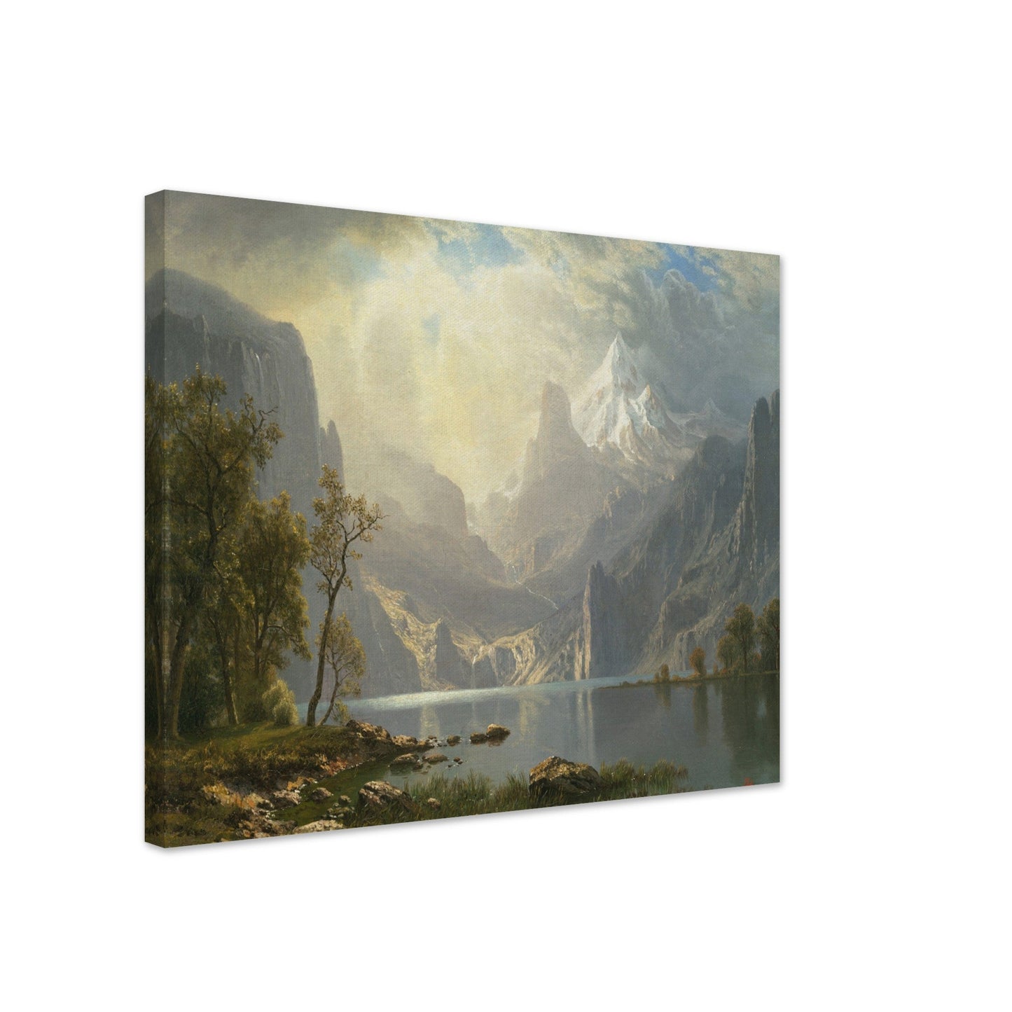 In the Sierras (1868) by Albert Bierstadt - Print Material - Master's Gaze