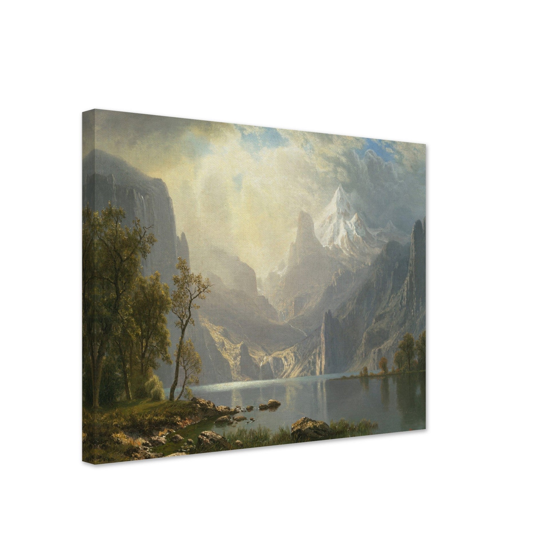 In the Sierras (1868) by Albert Bierstadt - Print Material - Master's Gaze