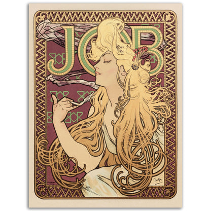 Job (1896) by Alphonse Mucha - Print Material - Master's Gaze