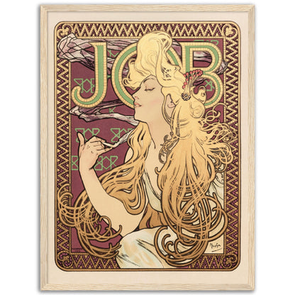 Job (1896) by Alphonse Mucha - Print Material - Master's Gaze