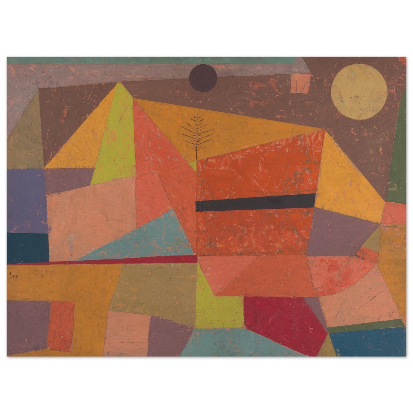 Joyful Mountain Landscape (1929) by Paul Klee - Print Material - Master's Gaze