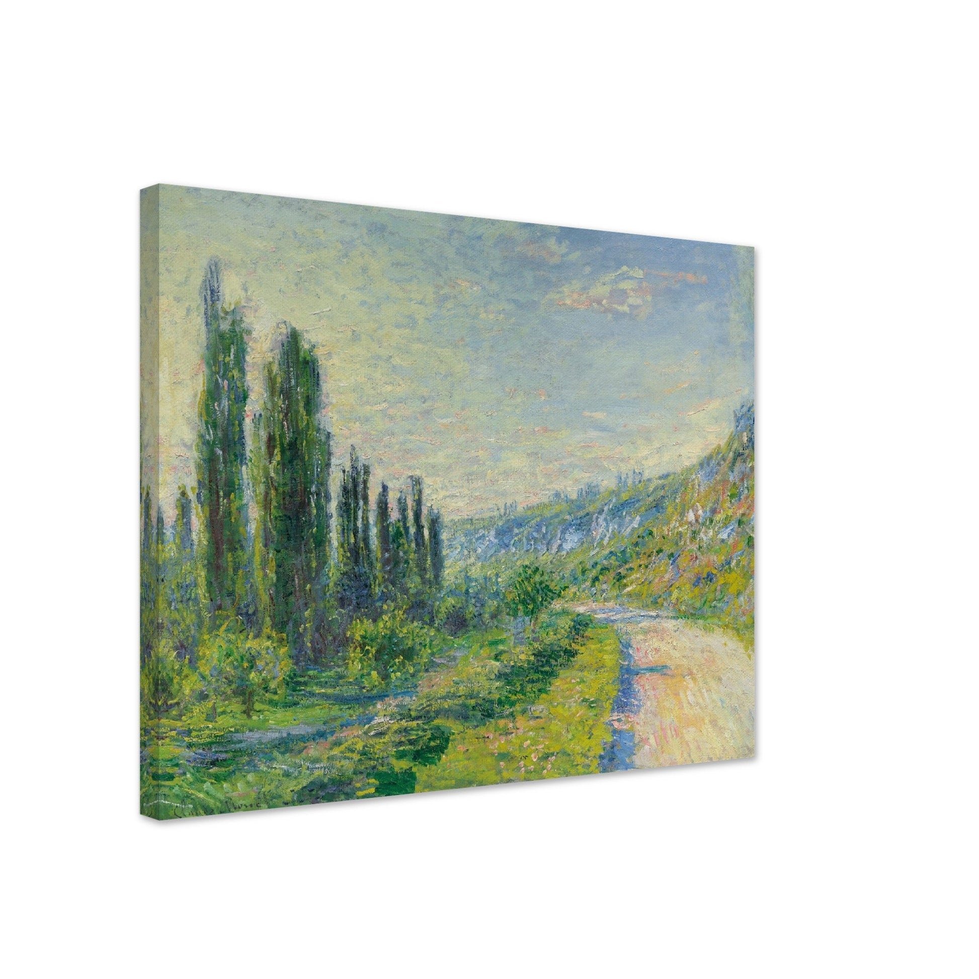 La Route De Vétheuil by Claude Monet - Print Material - Master's Gaze