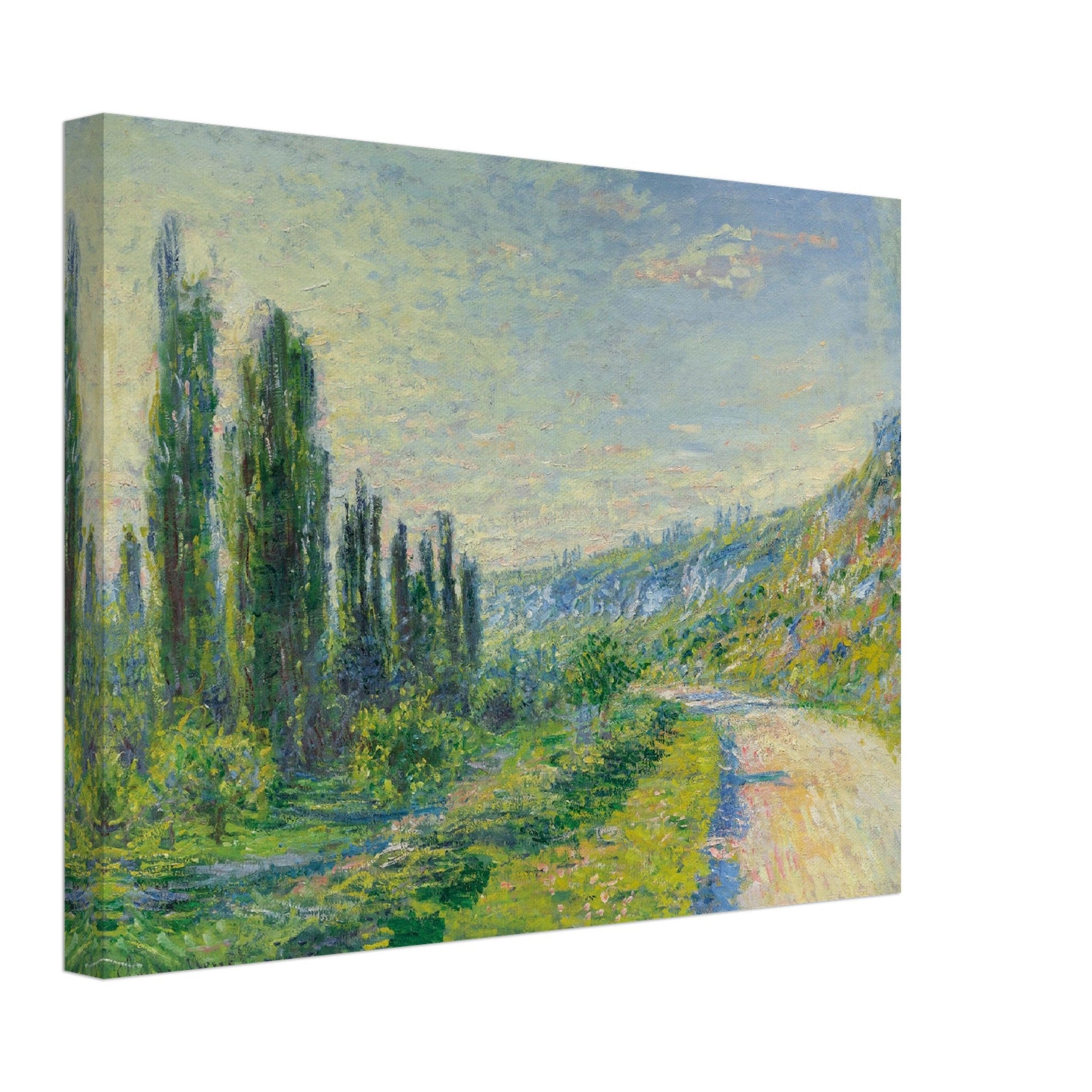 La Route De Vétheuil by Claude Monet - Print Material - Master's Gaze