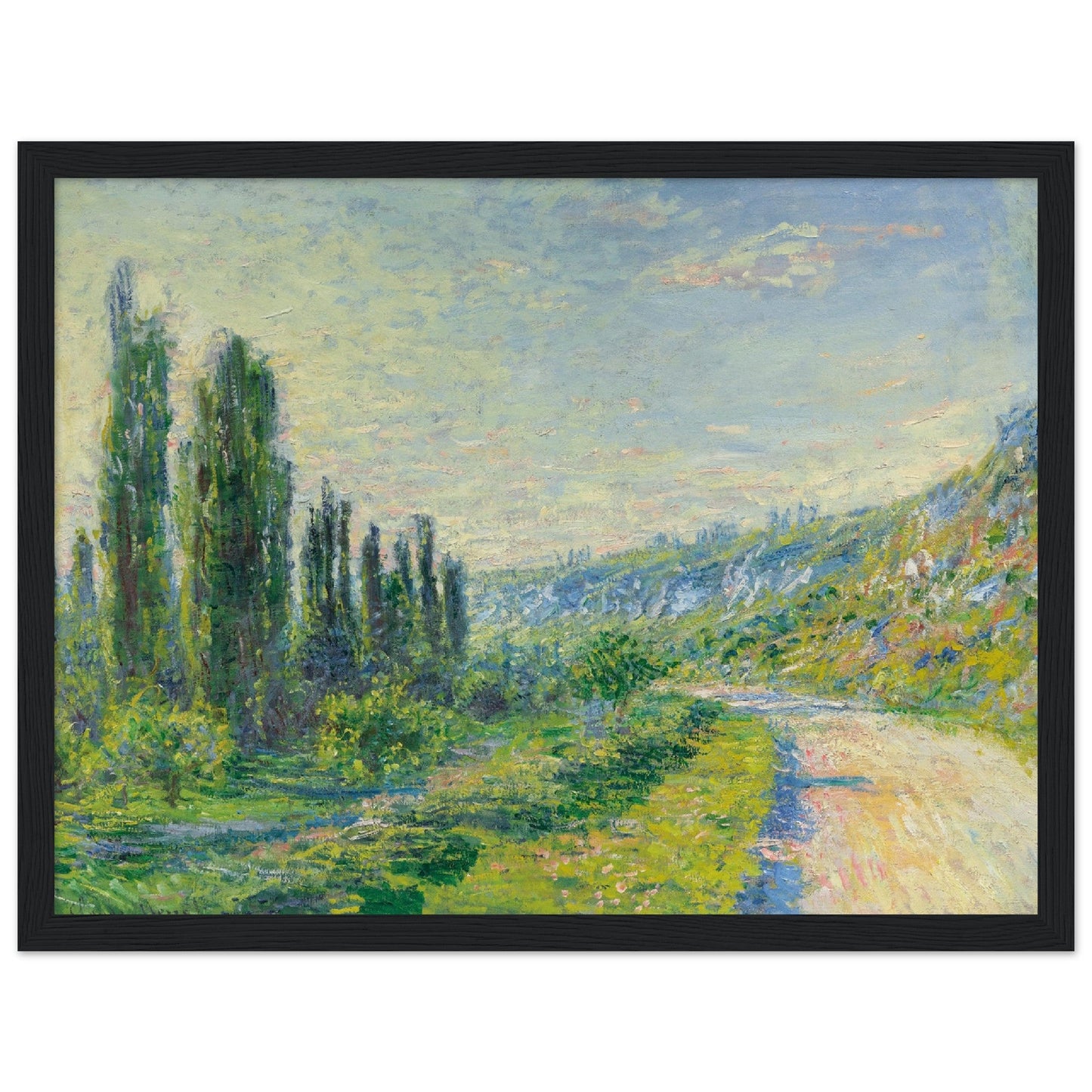 La Route De Vétheuil by Claude Monet - Print Material - Master's Gaze