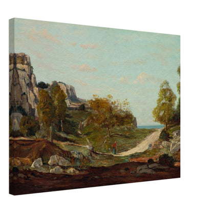 Landscape at Saint-André, Near Marseilles (c. 1865) by Paul Gauguin - Print Material - Master's Gaze