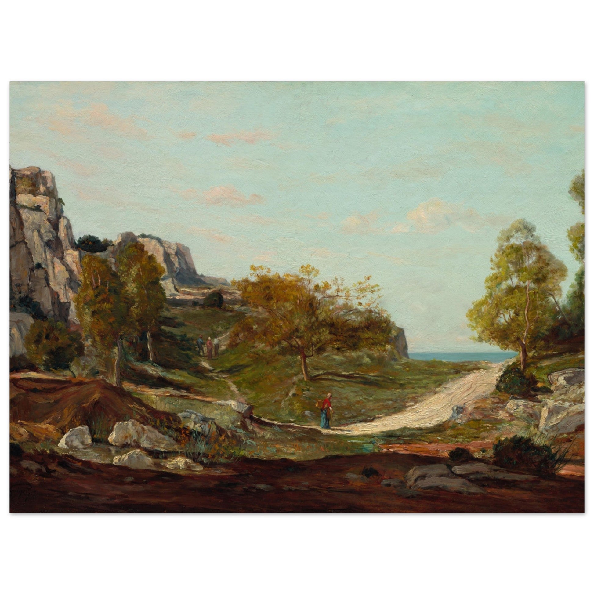 Landscape at Saint-André, Near Marseilles (c. 1865) by Paul Gauguin - Print Material - Master's Gaze