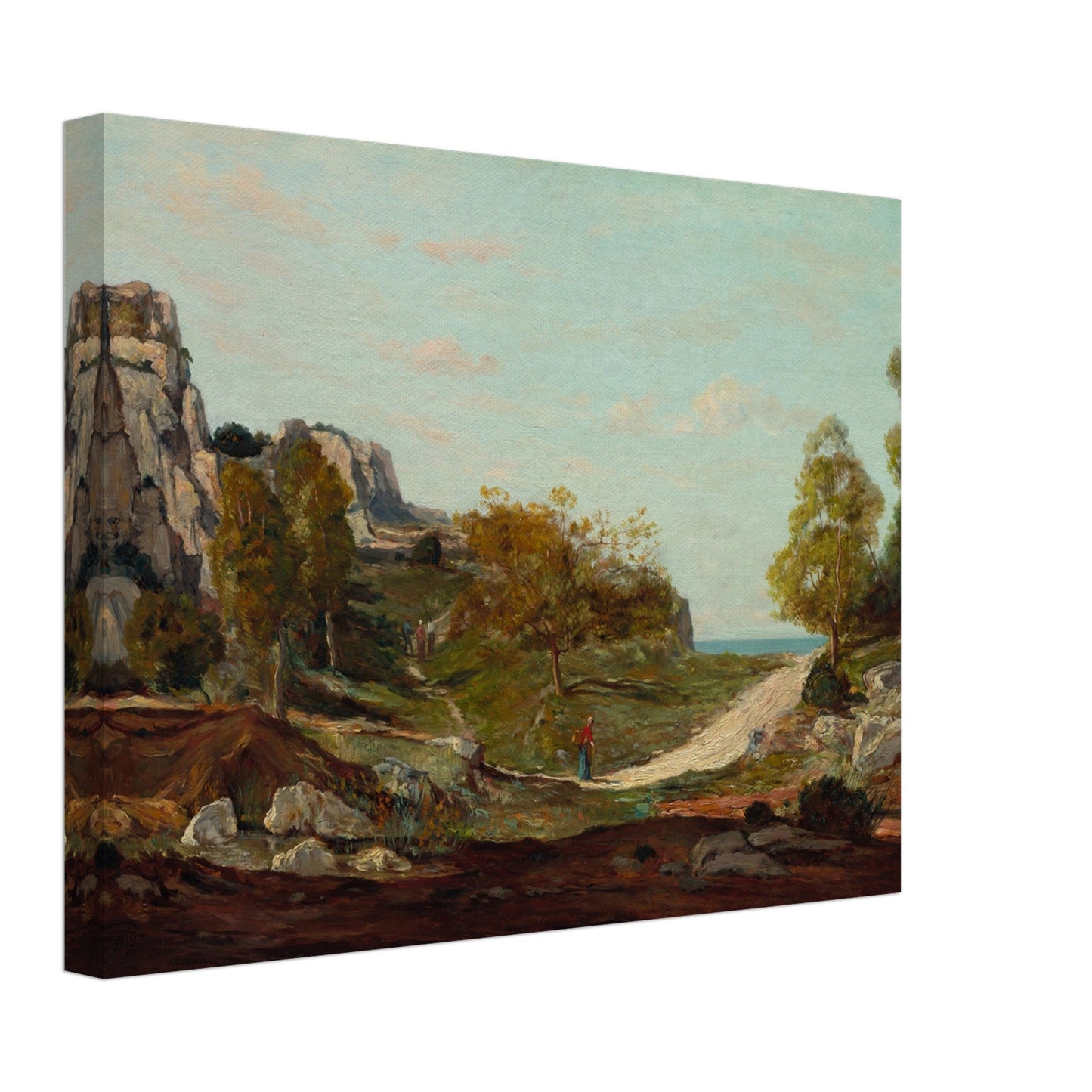 Landscape at Saint-André, Near Marseilles (c. 1865) by Paul Gauguin - Print Material - Master's Gaze