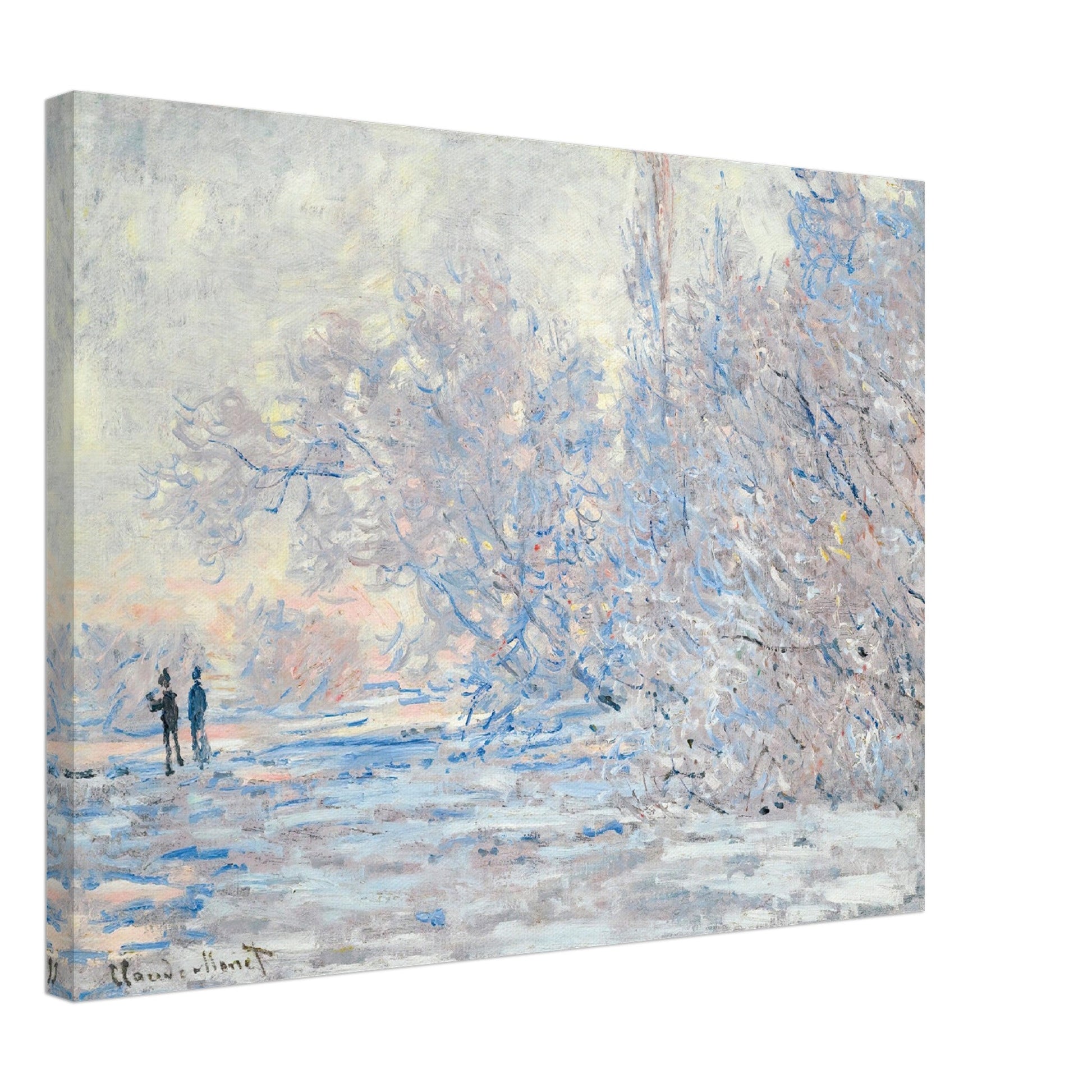 Le Givre À Giverny (1885) by Claude Monet - Print Material - Master's Gaze