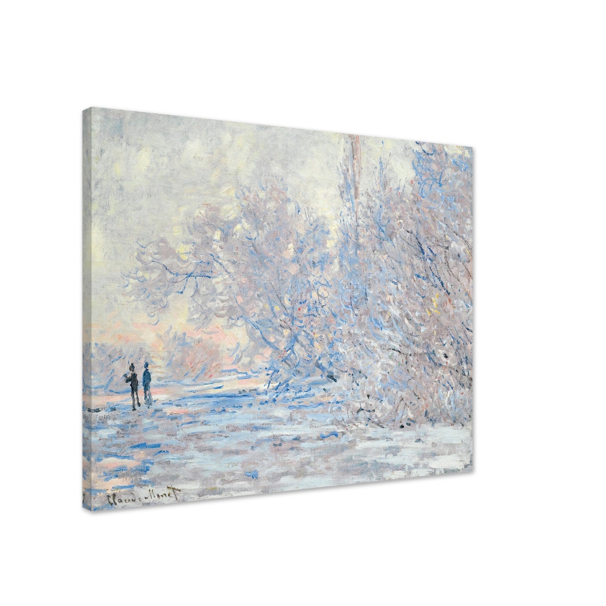 Le Givre À Giverny (1885) by Claude Monet - Print Material - Master's Gaze