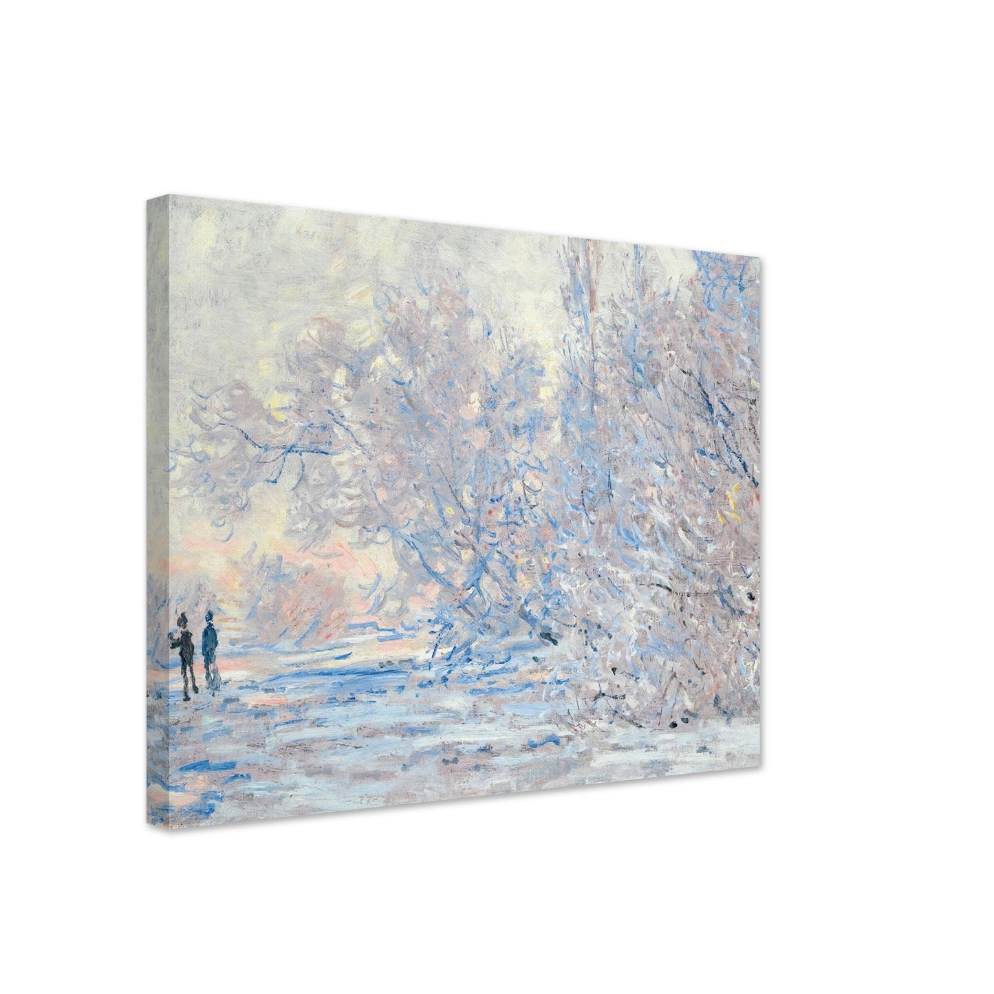 Le Givre À Giverny (1885) by Claude Monet - Print Material - Master's Gaze