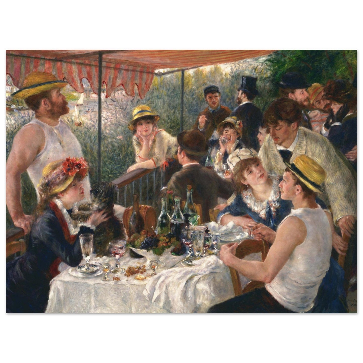 Luncheon of the Boating Party (1880-1881) by Pierre-Auguste Renoir - Print Material - Master's Gaze