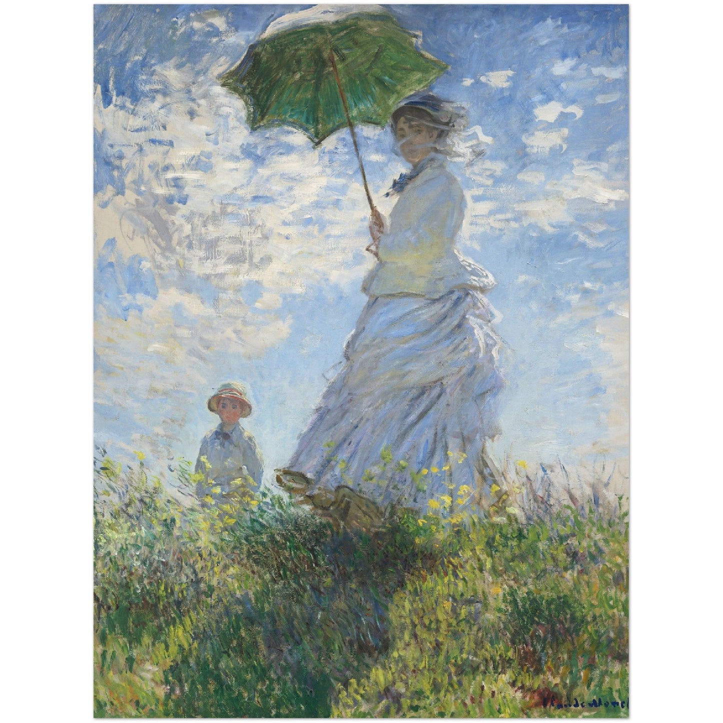 Madame Monet and Her Son - Claude Monet - Print Material - Master's Gaze