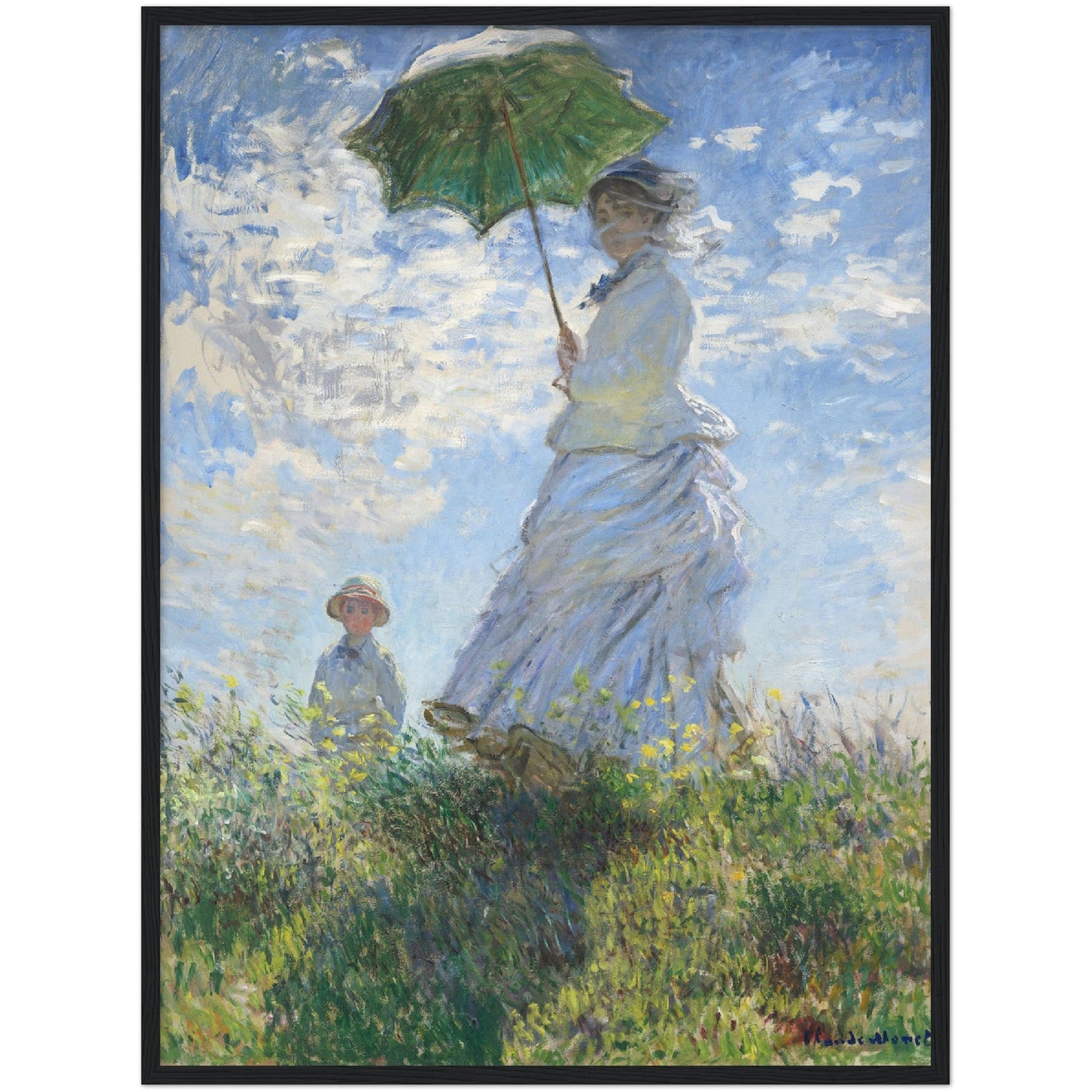 Madame Monet and Her Son - Claude Monet - Print Material - Master's Gaze