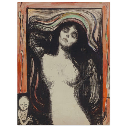 Madonna (1895–1896) by Edvard Munch - Print Material - Master's Gaze