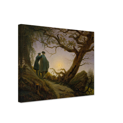 Man and Woman contemplating the moon (circa 1824) by Caspar David Friedrich - Print Material - Master's Gaze