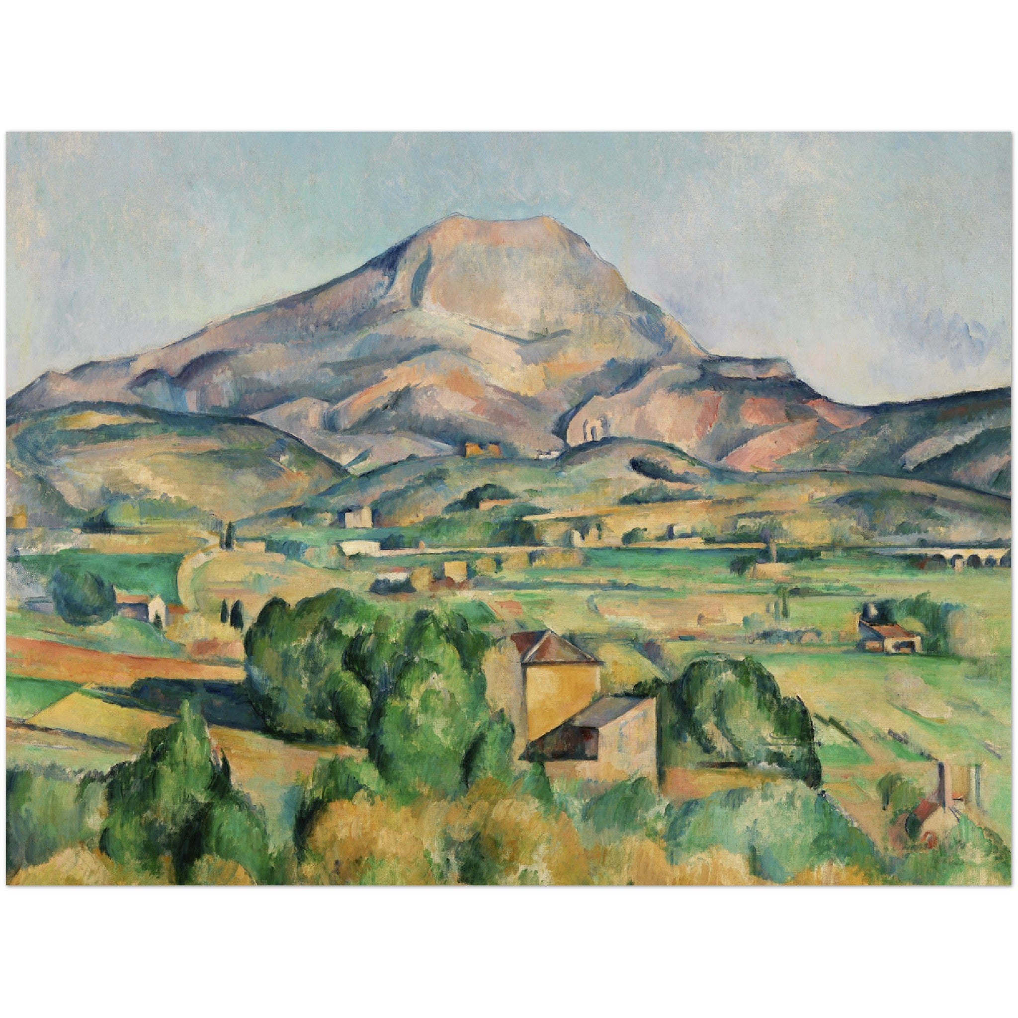Mont Sainte-Victoire - Paul Cézanne Wall Art | Master's Gaze