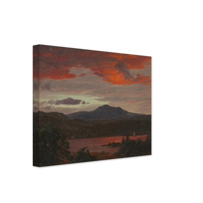 Mount Katahdin from Lake Katahdin, Maine (ca. 1853) by Frederic Edwin Church - Print Material - Master's Gaze