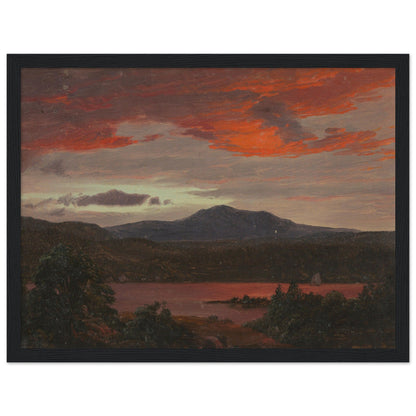 Mount Katahdin from Lake Katahdin, Maine (ca. 1853) by Frederic Edwin Church - Print Material - Master's Gaze