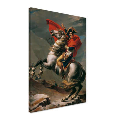 Napoleon Crossing The Alps (1800) by Jacques Louis David - Print Material - Master's Gaze