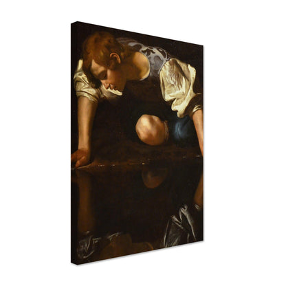 Narcissus (1597–1599) by Caravaggio - Print Material - Master's Gaze