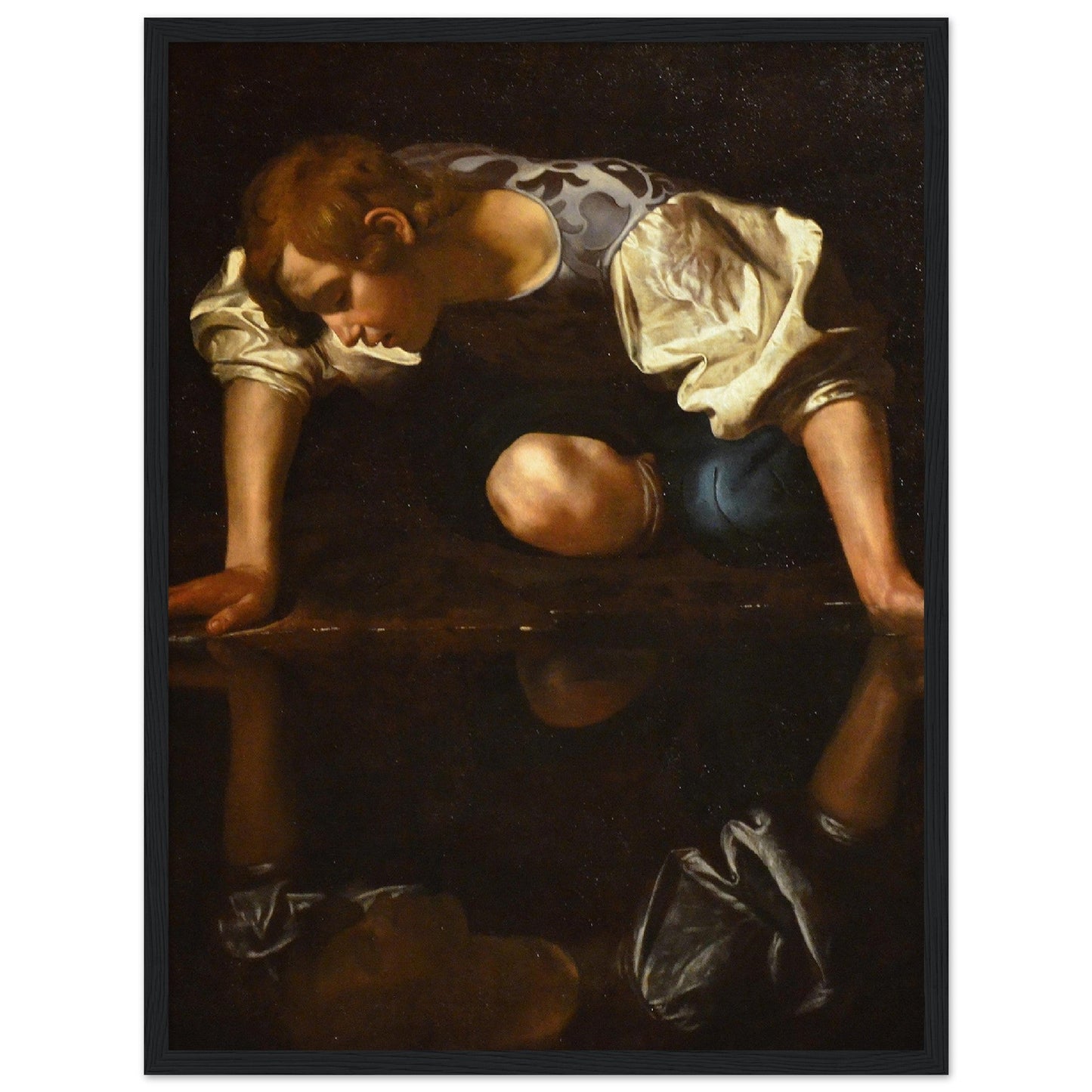 Narcissus (1597–1599) by Caravaggio - Print Material - Master's Gaze