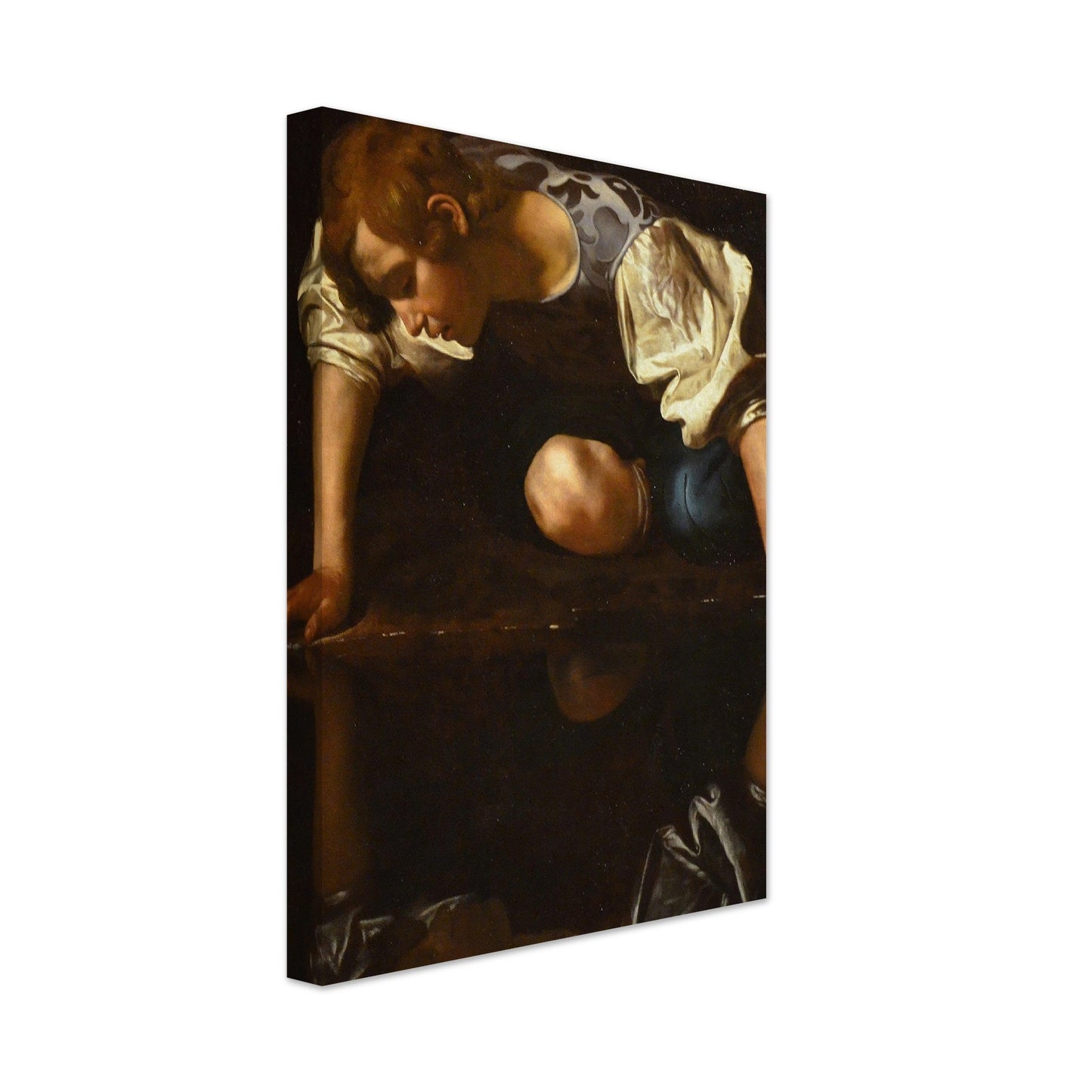 Narcissus (1597–1599) by Caravaggio - Print Material - Master's Gaze