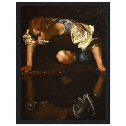 Narcissus (1597–1599) by Caravaggio - Print Material - Master's Gaze