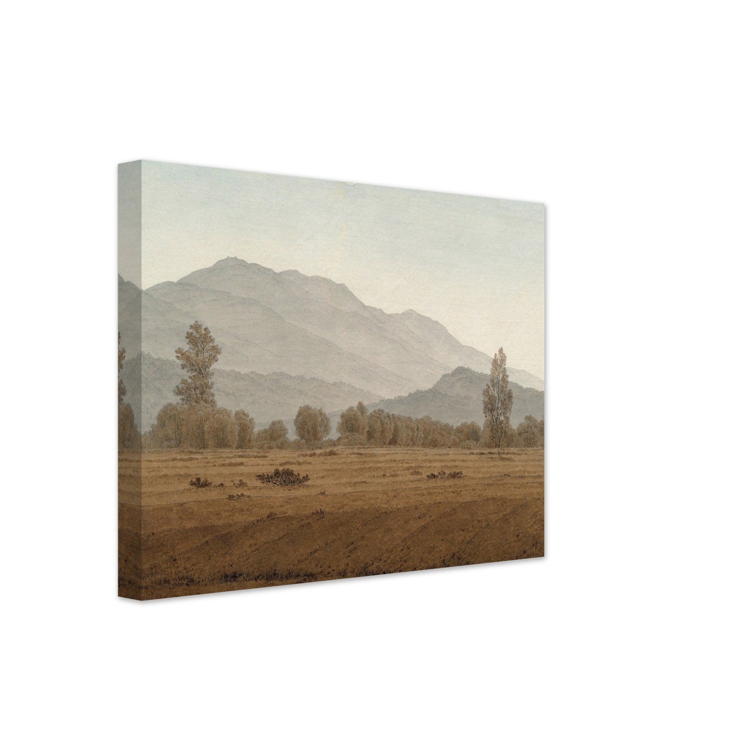 New moon over the Giant Mountains by Caspar David Friedrich - Print Material - Master's Gaze