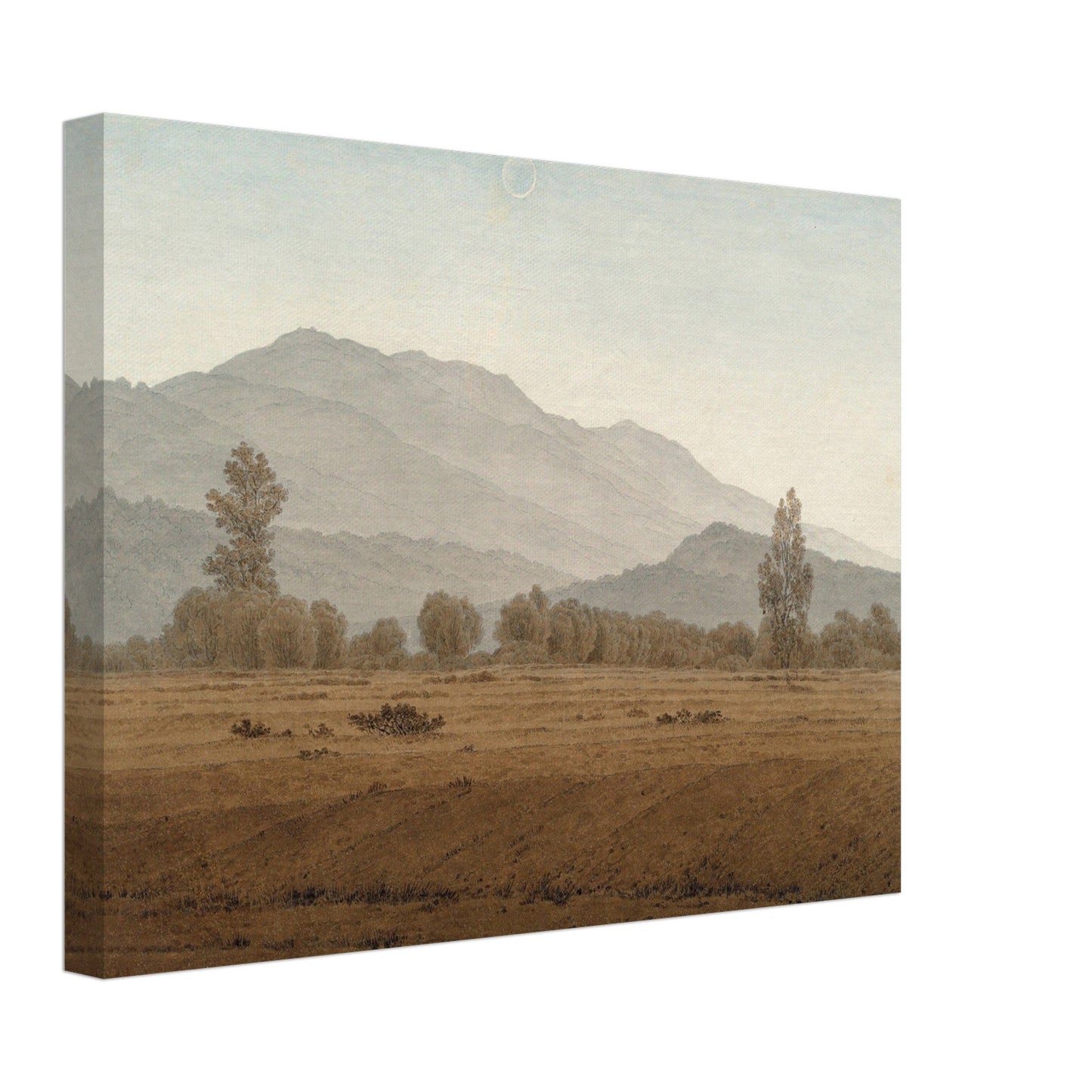 New moon over the Giant Mountains by Caspar David Friedrich - Print Material - Master's Gaze