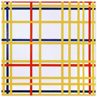 New York City I (1942) by Piet Mondrian - Print Material - Master's Gaze