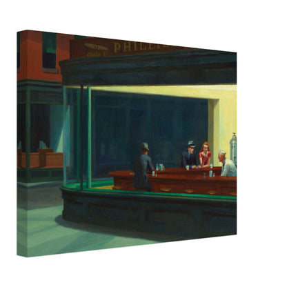 Nighthawks by Edward Hopper (1942) - Print Material - Master's Gaze