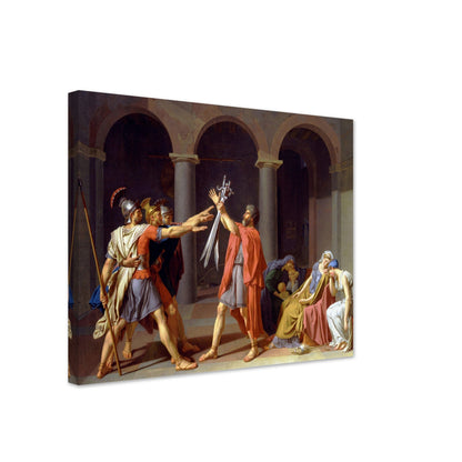 Oath Of The Horatii by Jacques Louis David - Print Material - Master's Gaze