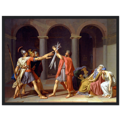 Oath Of The Horatii by Jacques Louis David - Print Material - Master's Gaze