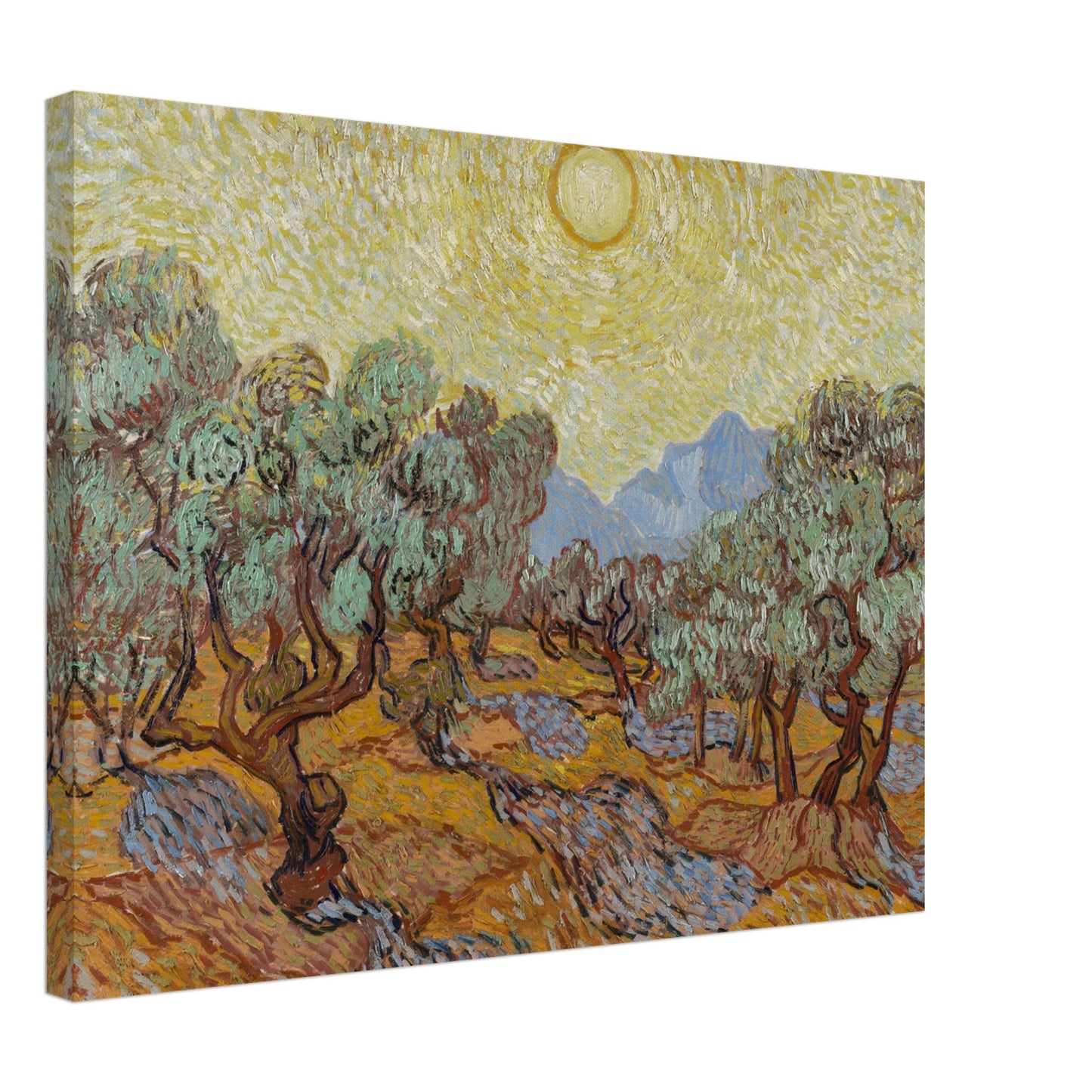 Olive Trees (1889) by Van Gogh - Print Material - Master's Gaze