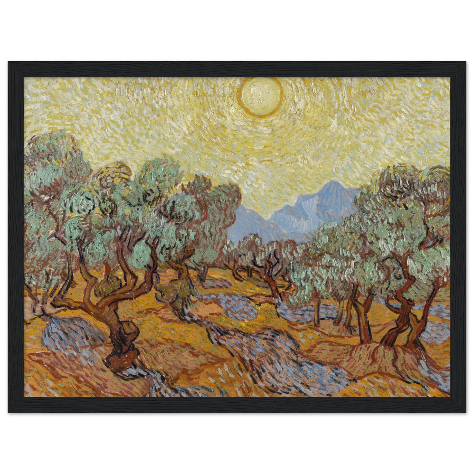 Olive Trees (1889) by Van Gogh - Print Material - Master's Gaze