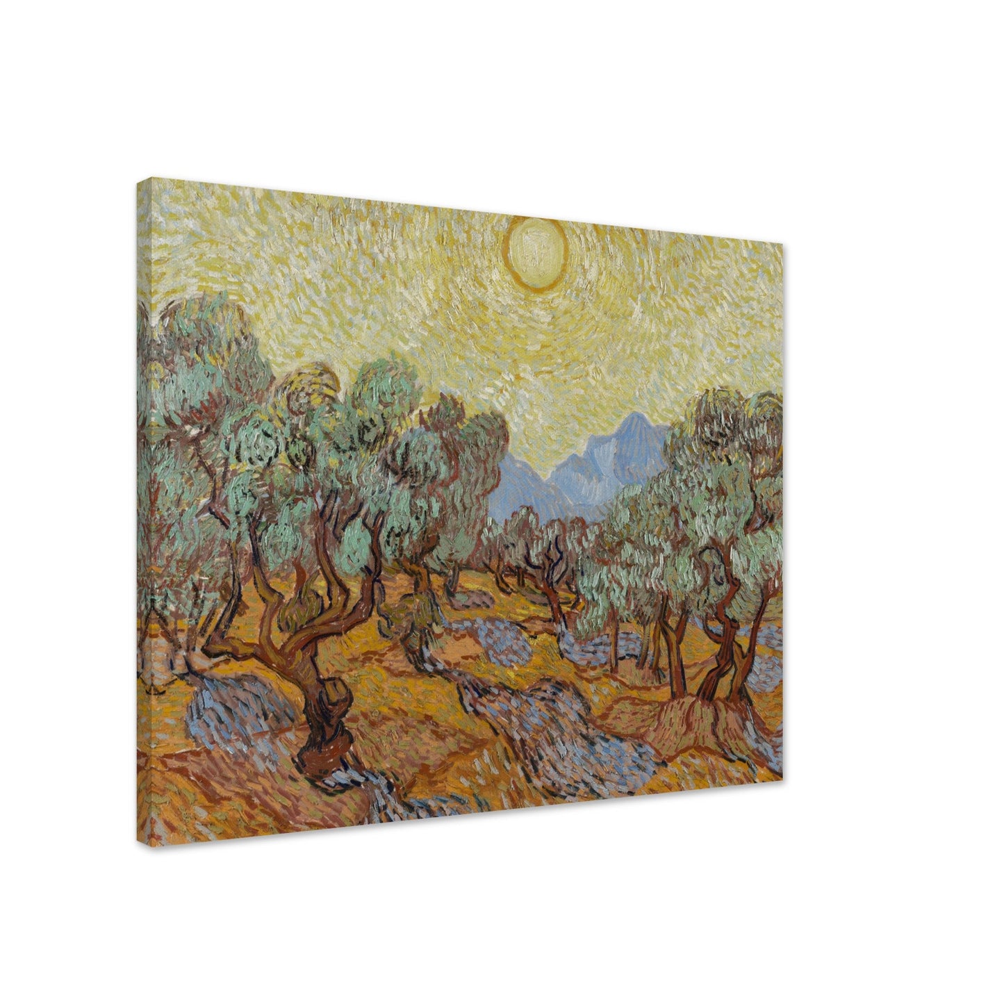 Olive Trees (1889) by Van Gogh - Print Material - Master's Gaze