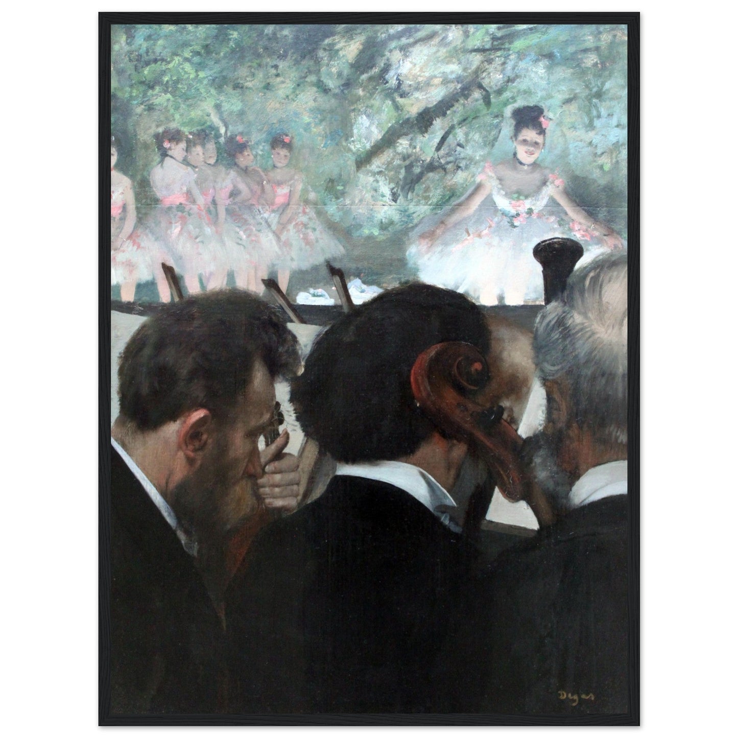 Orchestra Musicians (1872) by Edgar Degas - Print Material - Master's Gaze