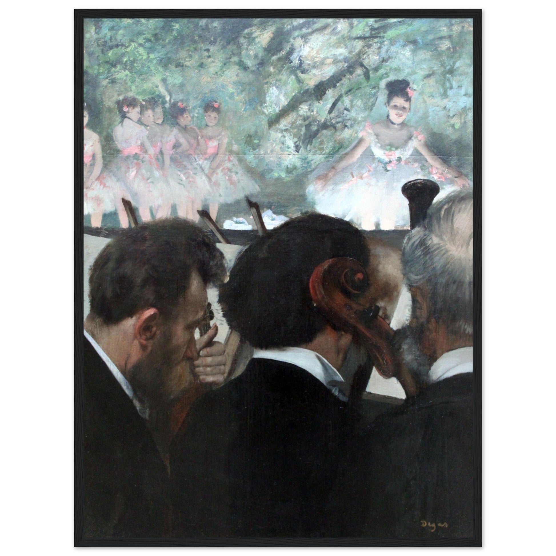 Orchestra Musicians (1872) by Edgar Degas - Print Material - Master's Gaze