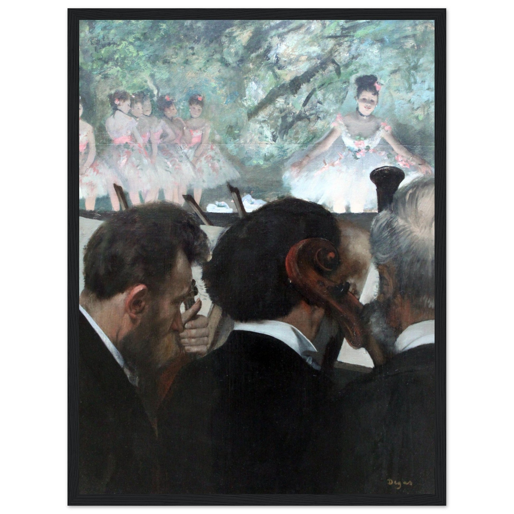 Orchestra Musicians (1872) by Edgar Degas - Print Material - Master's Gaze