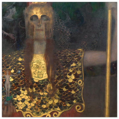 Pallas Athene (1898) by Gustav Klimt - Print Material - Master's Gaze