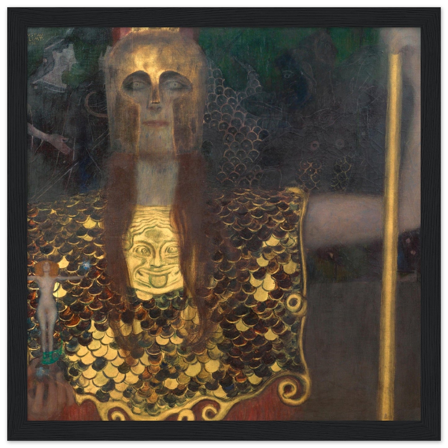 Pallas Athene (1898) by Gustav Klimt - Print Material - Master's Gaze