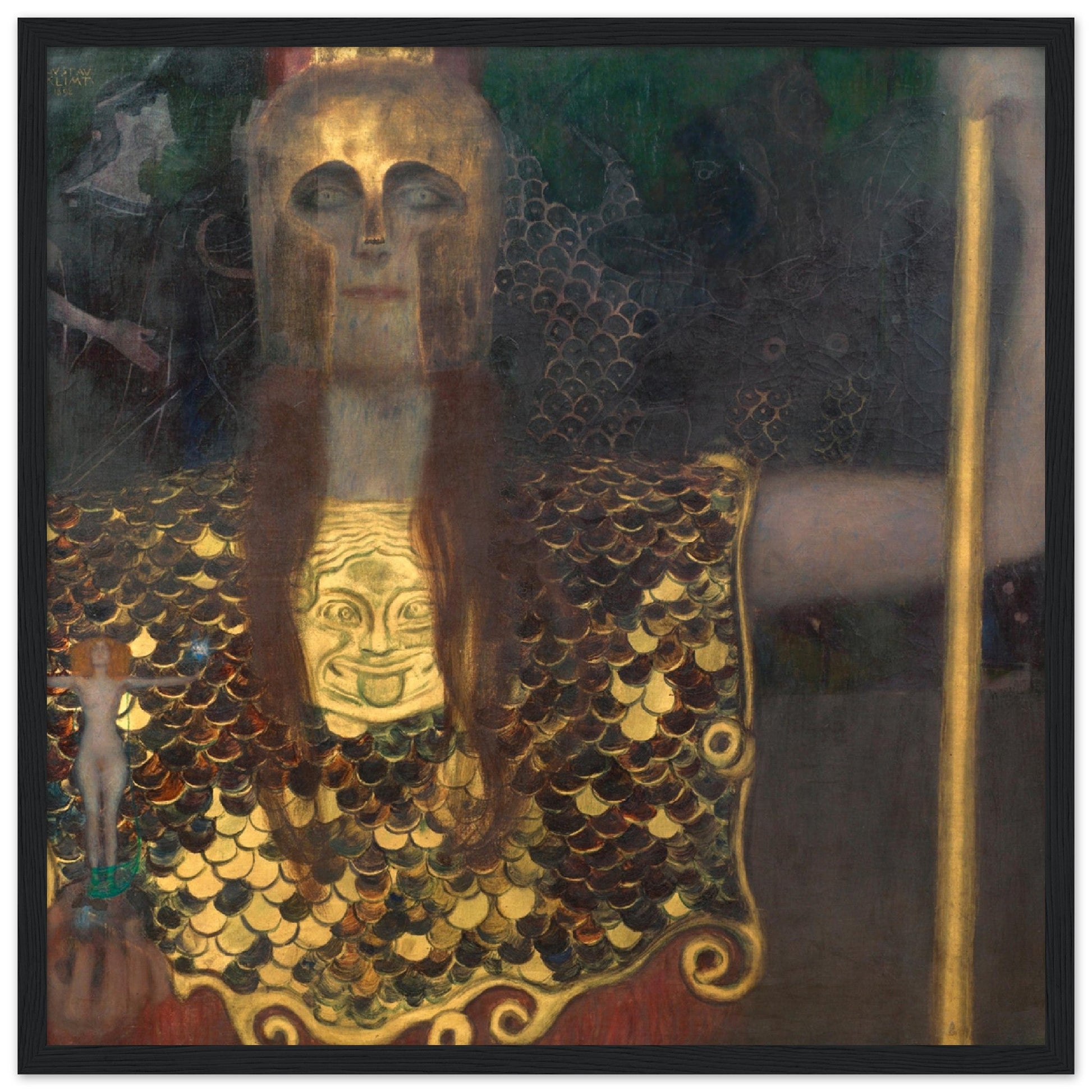 Pallas Athene (1898) by Gustav Klimt - Print Material - Master's Gaze