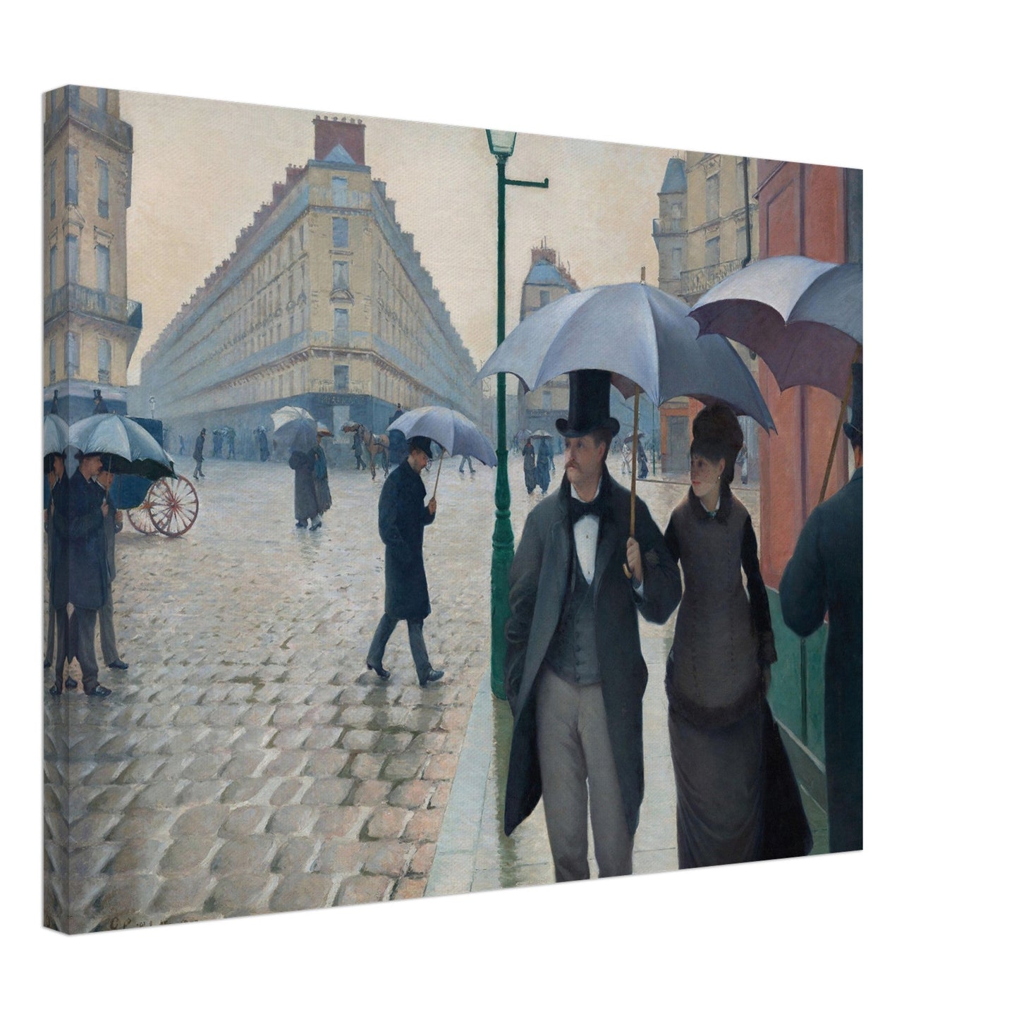 Paris Street, Rainy Day by Gustave Caillebotte (1877) - Print Material - Master's Gaze