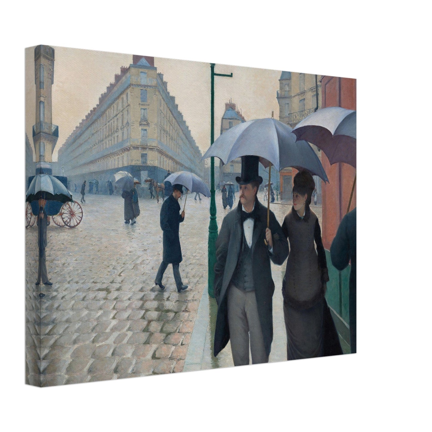 Paris Street, Rainy Day by Gustave Caillebotte (1877) - Print Material - Master's Gaze