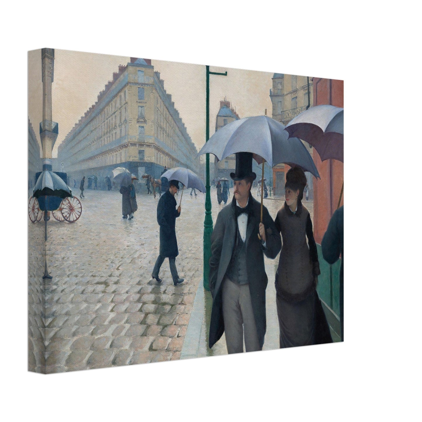 Paris Street, Rainy Day by Gustave Caillebotte (1877) - Print Material - Master's Gaze