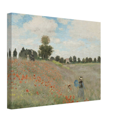 Poppy Field (1881) by Claude Monet - Print Material - Master's Gaze